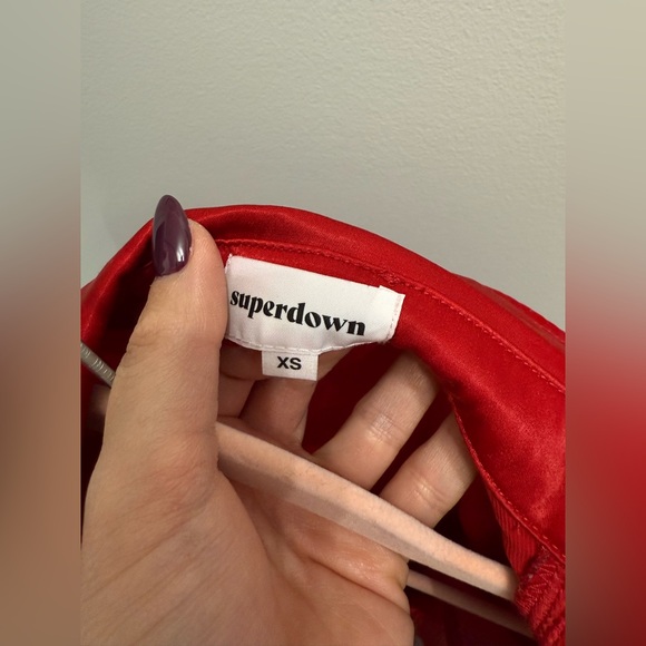 Mini Red Dress - SuperDown - Picture 7 of 8